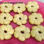 Whole wheat press cookies