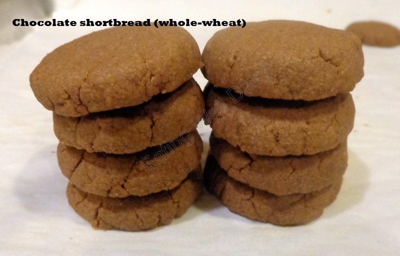 whole wheat chocolate shortbread