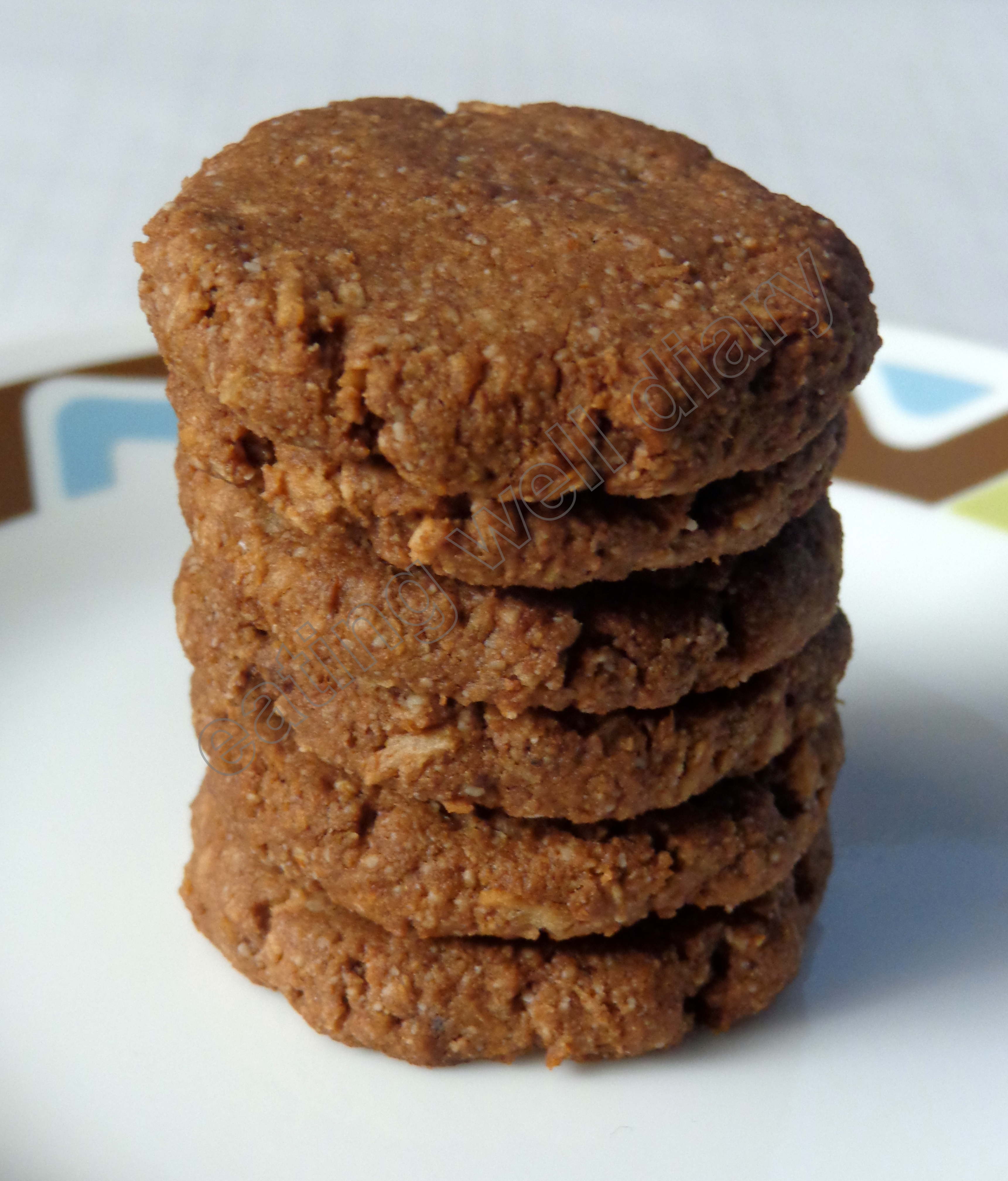 coconut almond cookies with a hint of chocolate (gluten free)