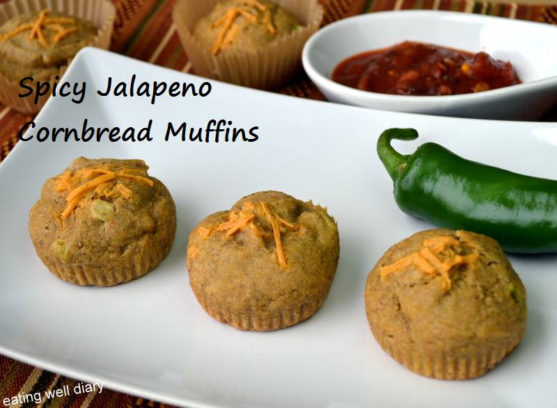 Spicy Jalapeno Cornbread Muffins for DFT