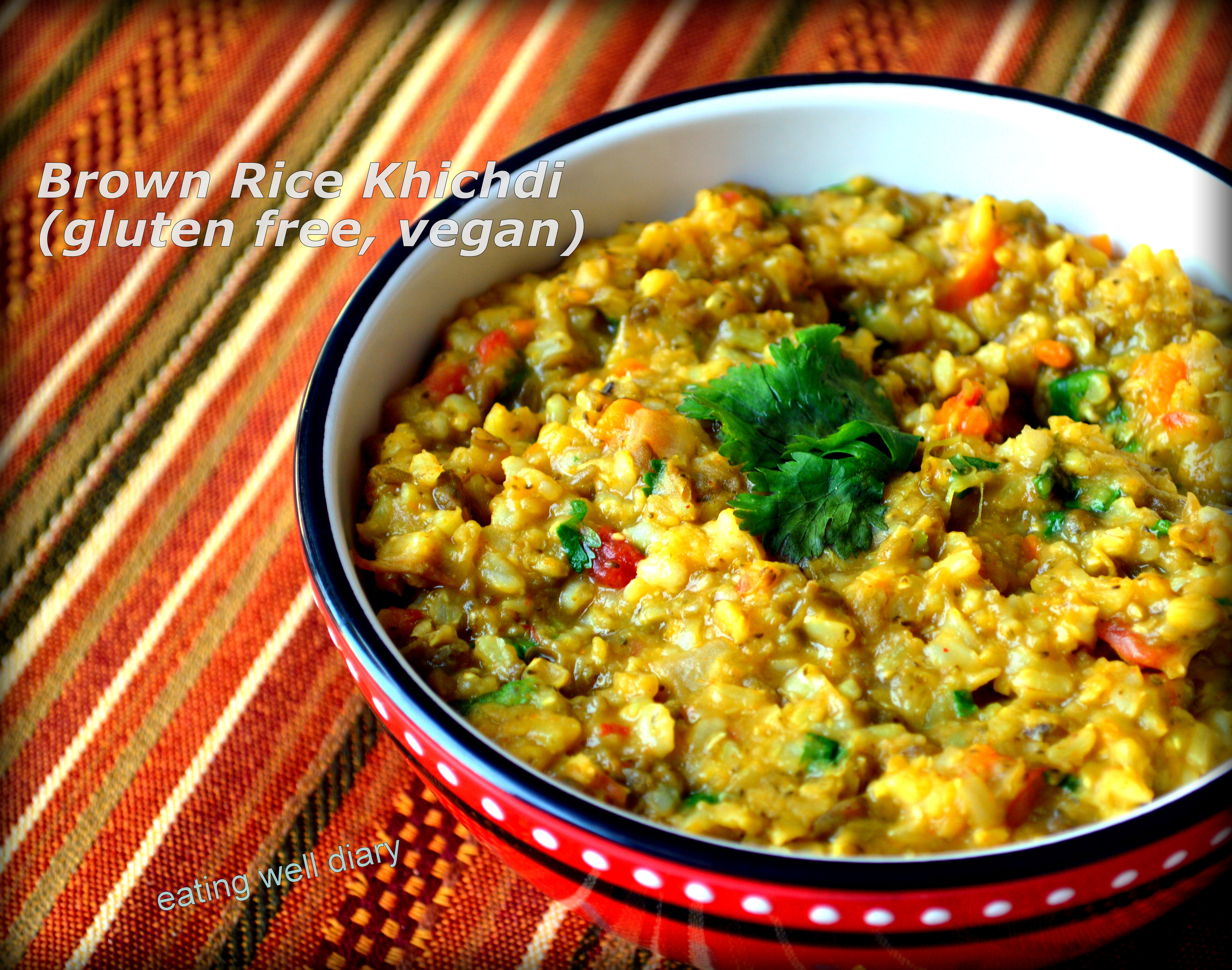 Brown Rice Khichdi – A  Single Pot Meal for Diabetes Friendly Thursdays