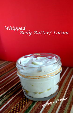 Homemade Whipped Body Butter/ Lotion