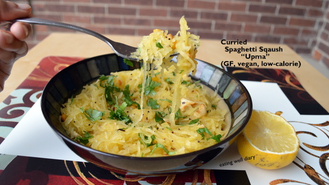 Roasted, Curried Spaghetti Squash or Upma