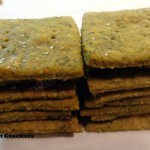 Whole grain mint crackers
