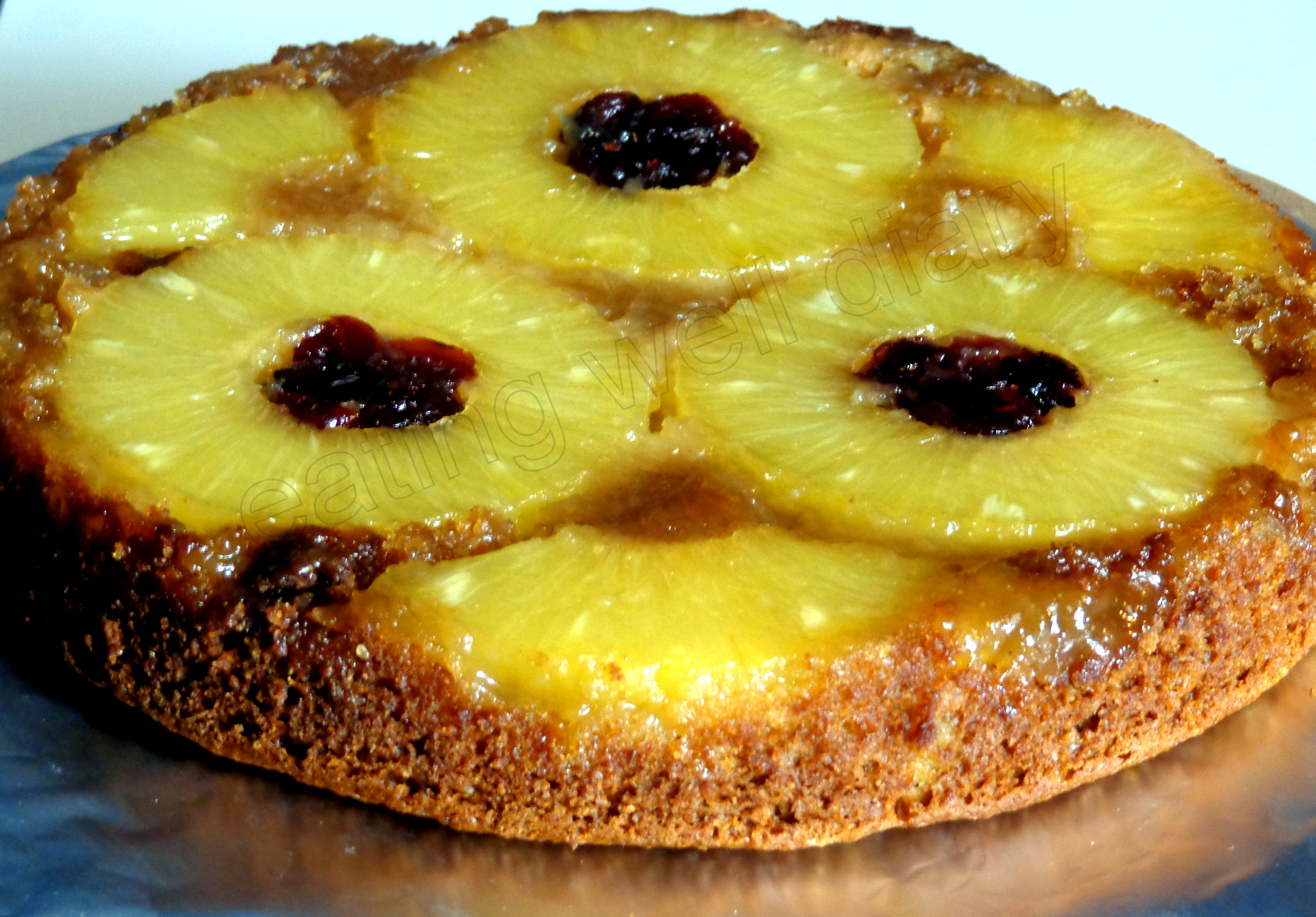 whole wheat pineapple upside down cake