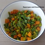 asparagus and carrot curry (south Indian style)