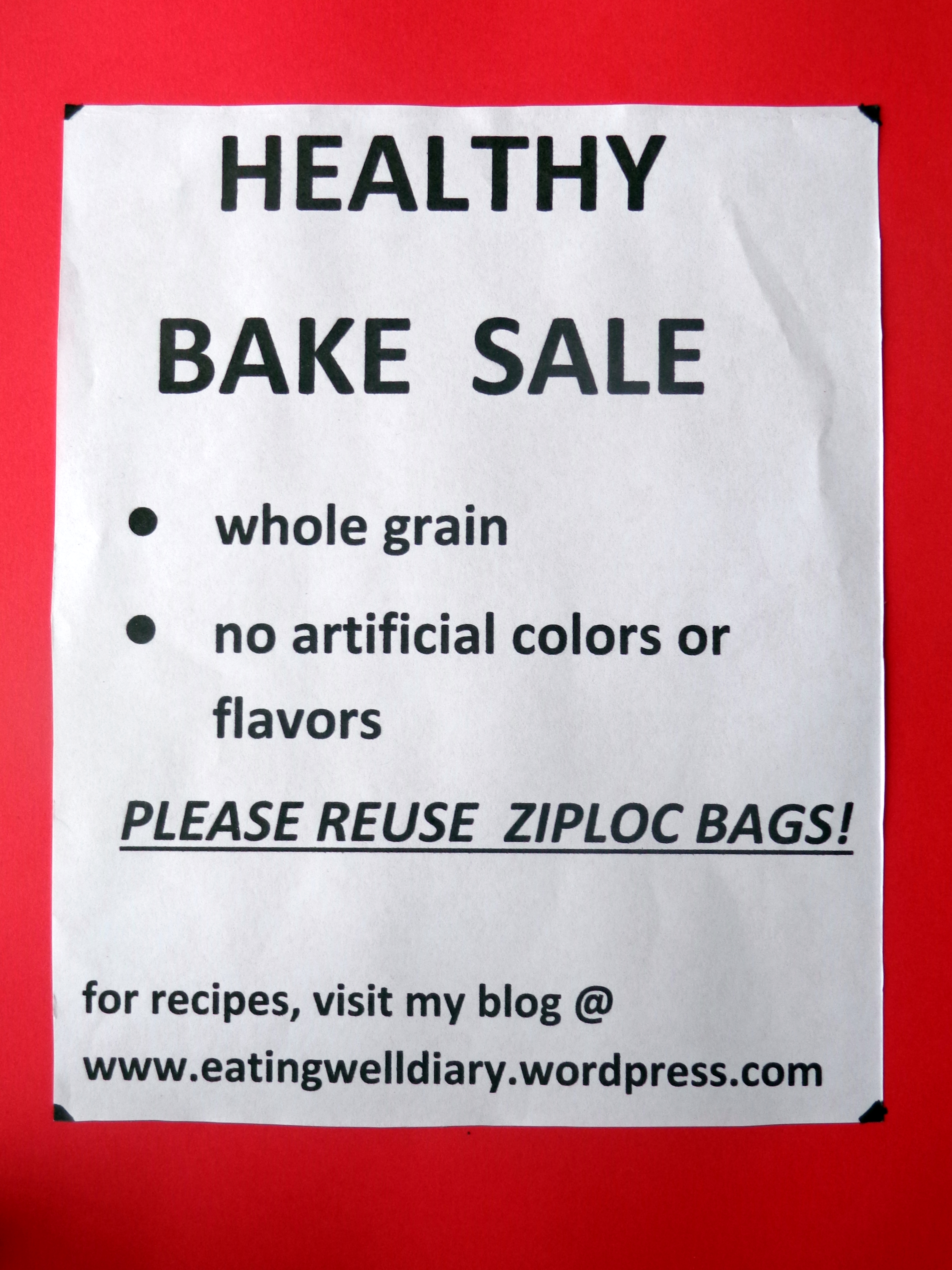 Bake Sale at a school fundraiser event