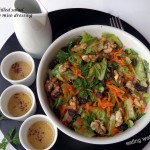 A carroty salad with tasty miso dressing