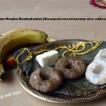 Whole grain Nonbu Kozhukattai (Indian festival sweet/savory rice cake)