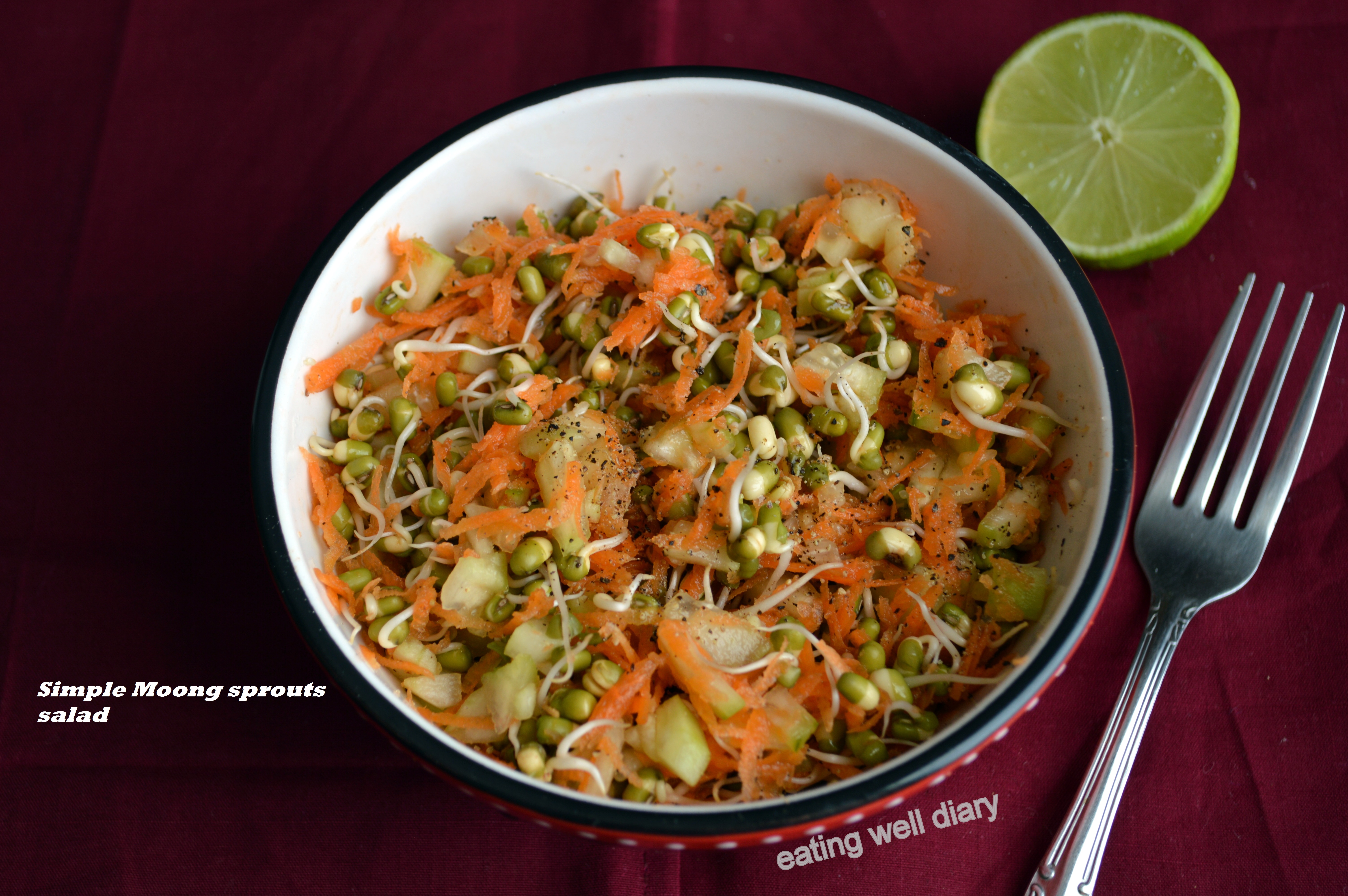 The Best way to make Moong/ Mung sprouts and a super-healthy salad