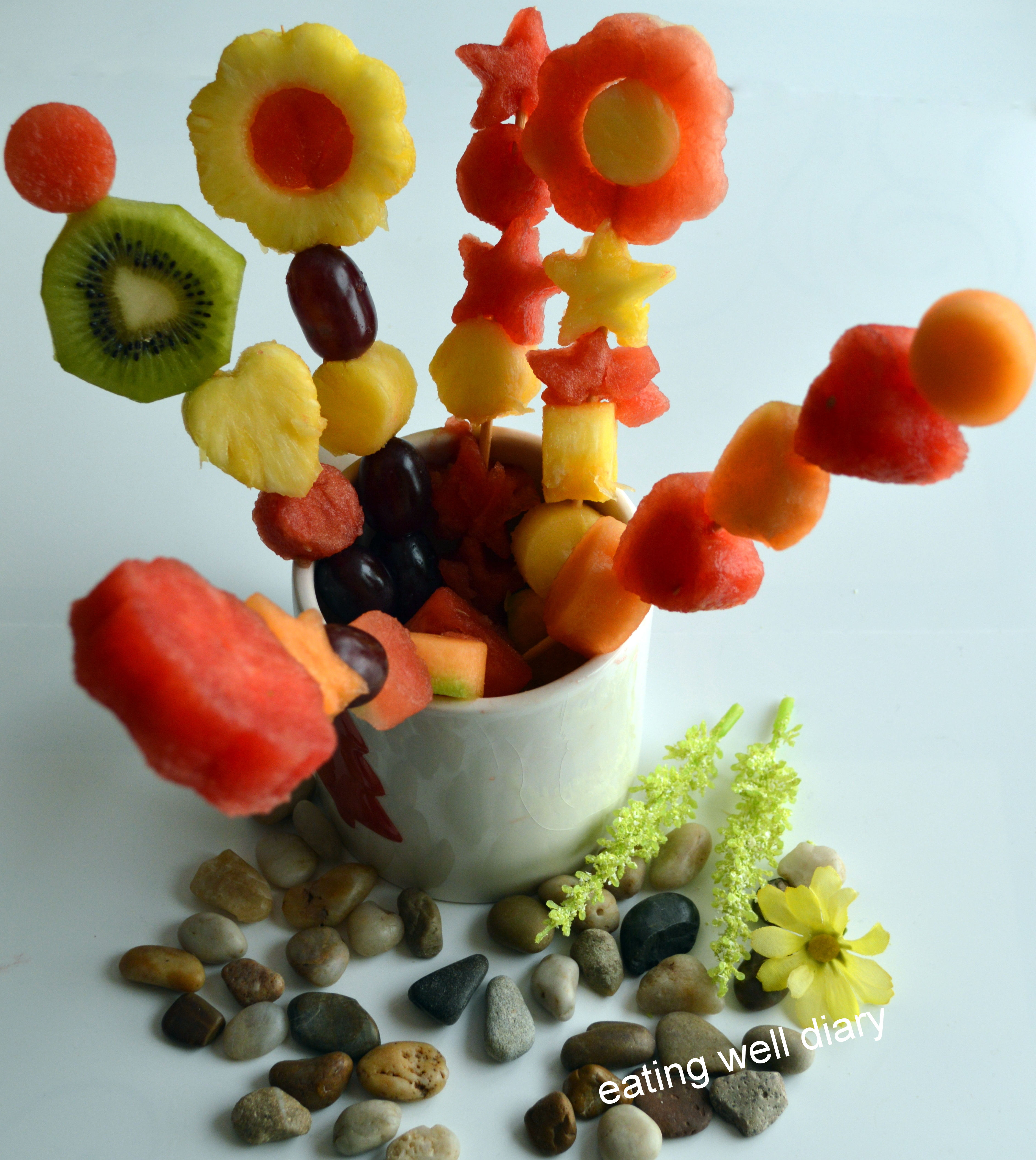 Fruit Kebabs Using Pop Chef- a Toddler Friendly Food (Guest Post at Traditionally Modern Food)