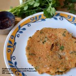 Cabbage and coriander Adai  (Pancake with Brown rice and Lentils) for Diabetes Friendly Thursdays