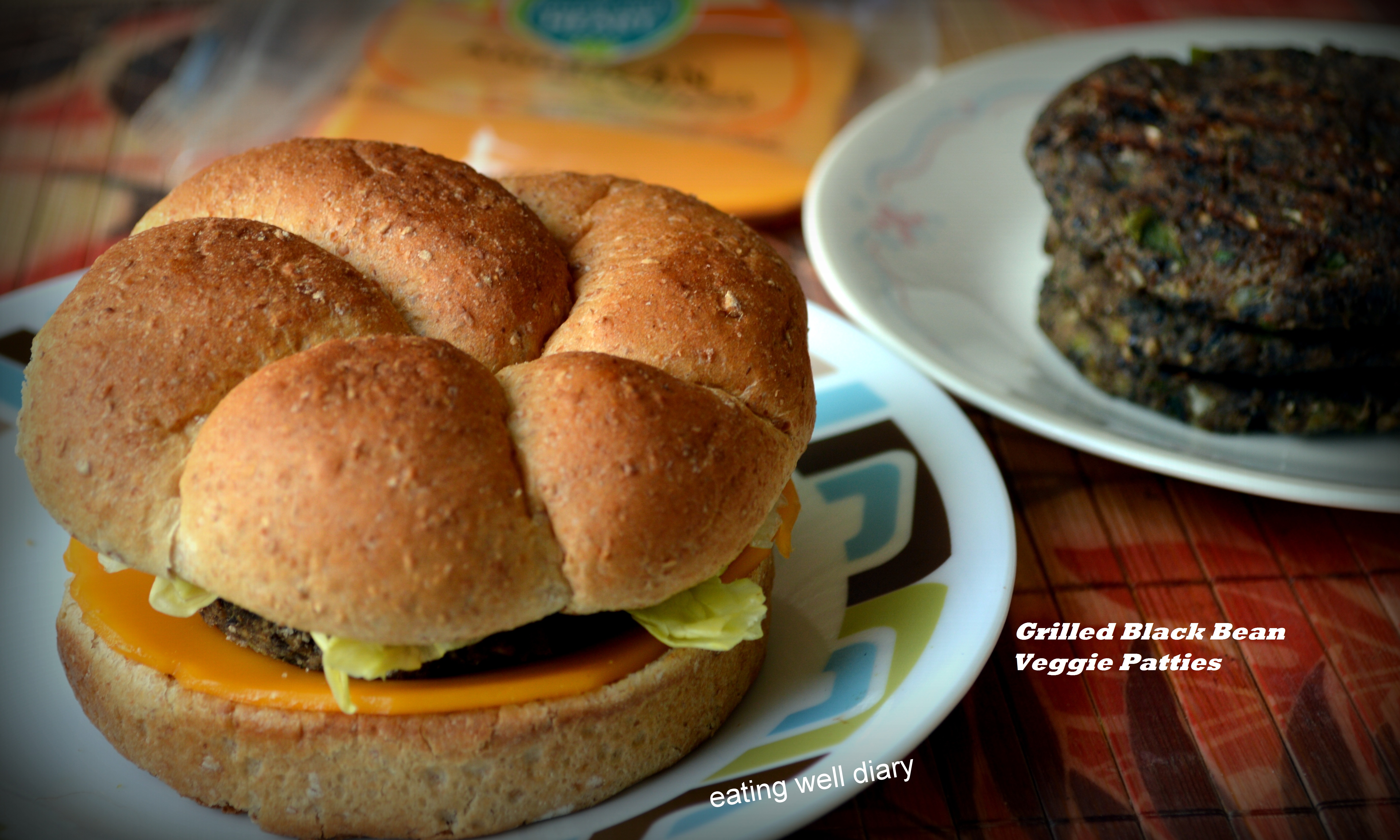 Grilled Black Bean Veggie Patties