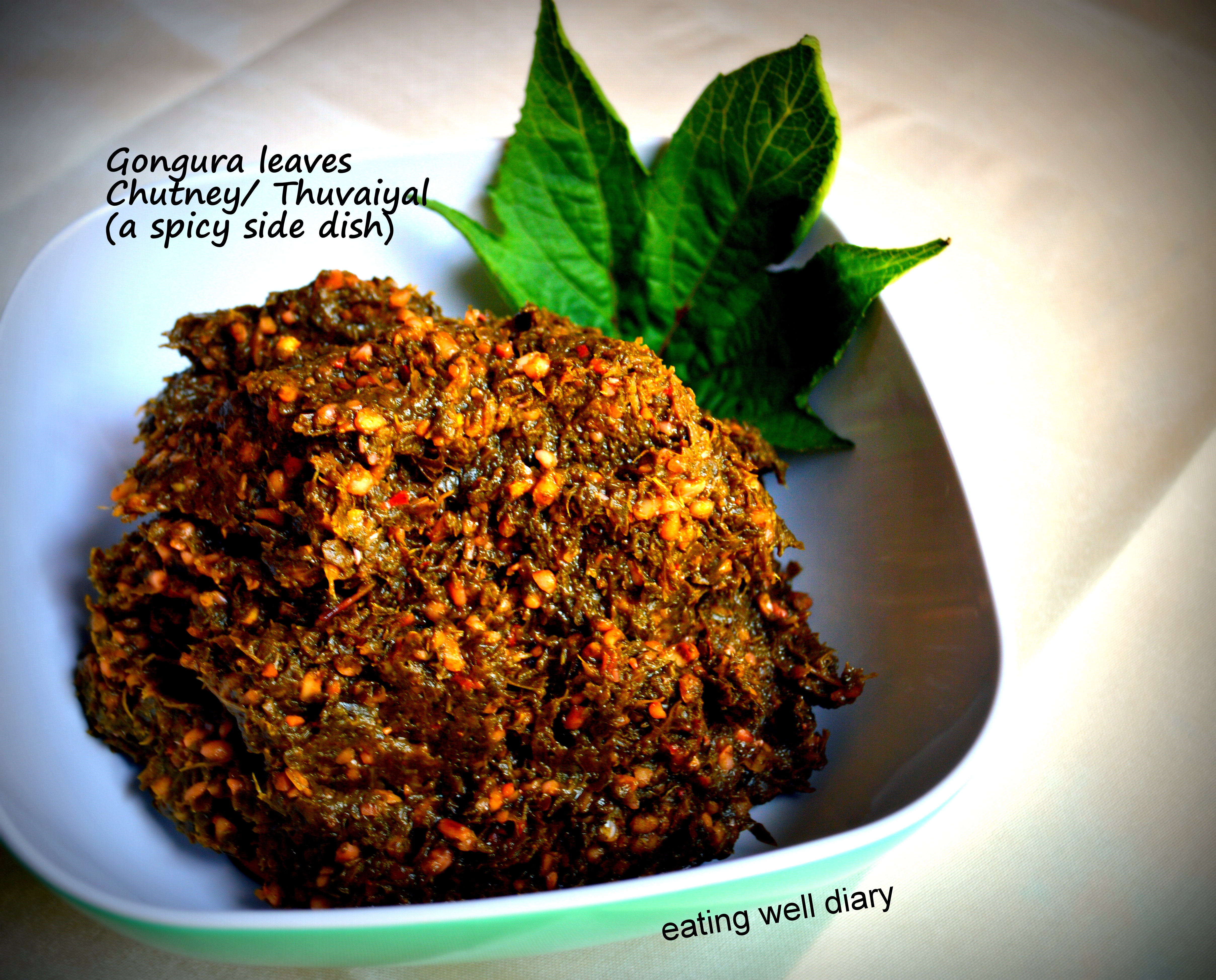 Gongura leaves Chutney or Thuvaiyal with A Healthy Tip! – DFT
