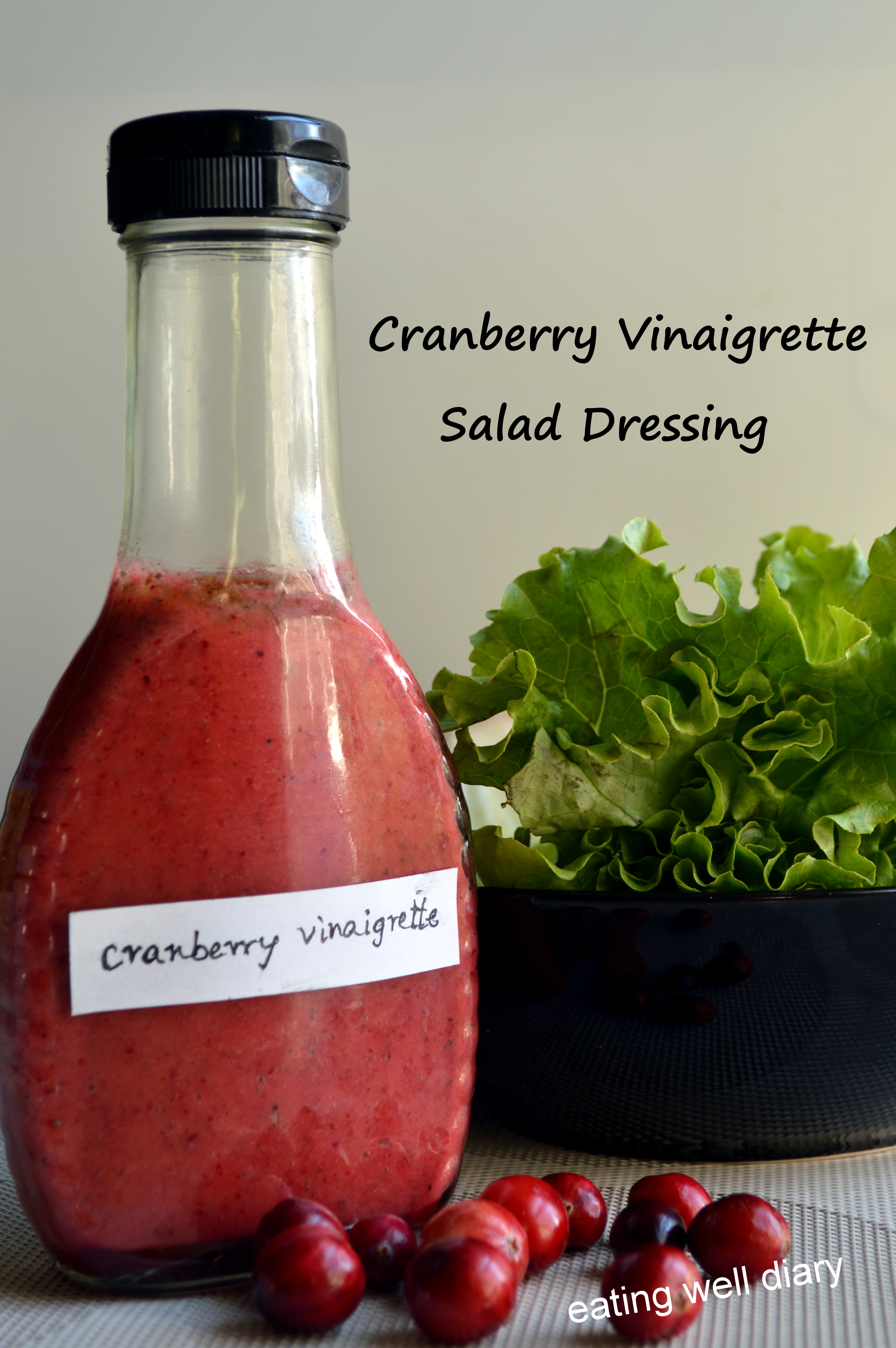 Cranberry Vinaigrette Salad Dressing