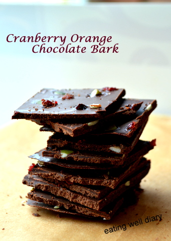 Healthy Cranberry Orange Chocolate Bark, and An Exciting Giveaway!