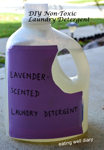 DIY Easy, 3-Ingredient, Non-Toxic Laundry Detergent (Lavender)
