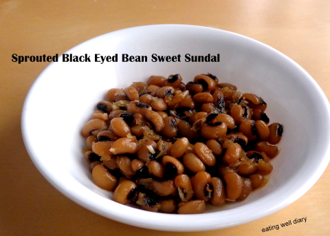 Two Ways To Make Sprouted Black Eyed Beans Sundal